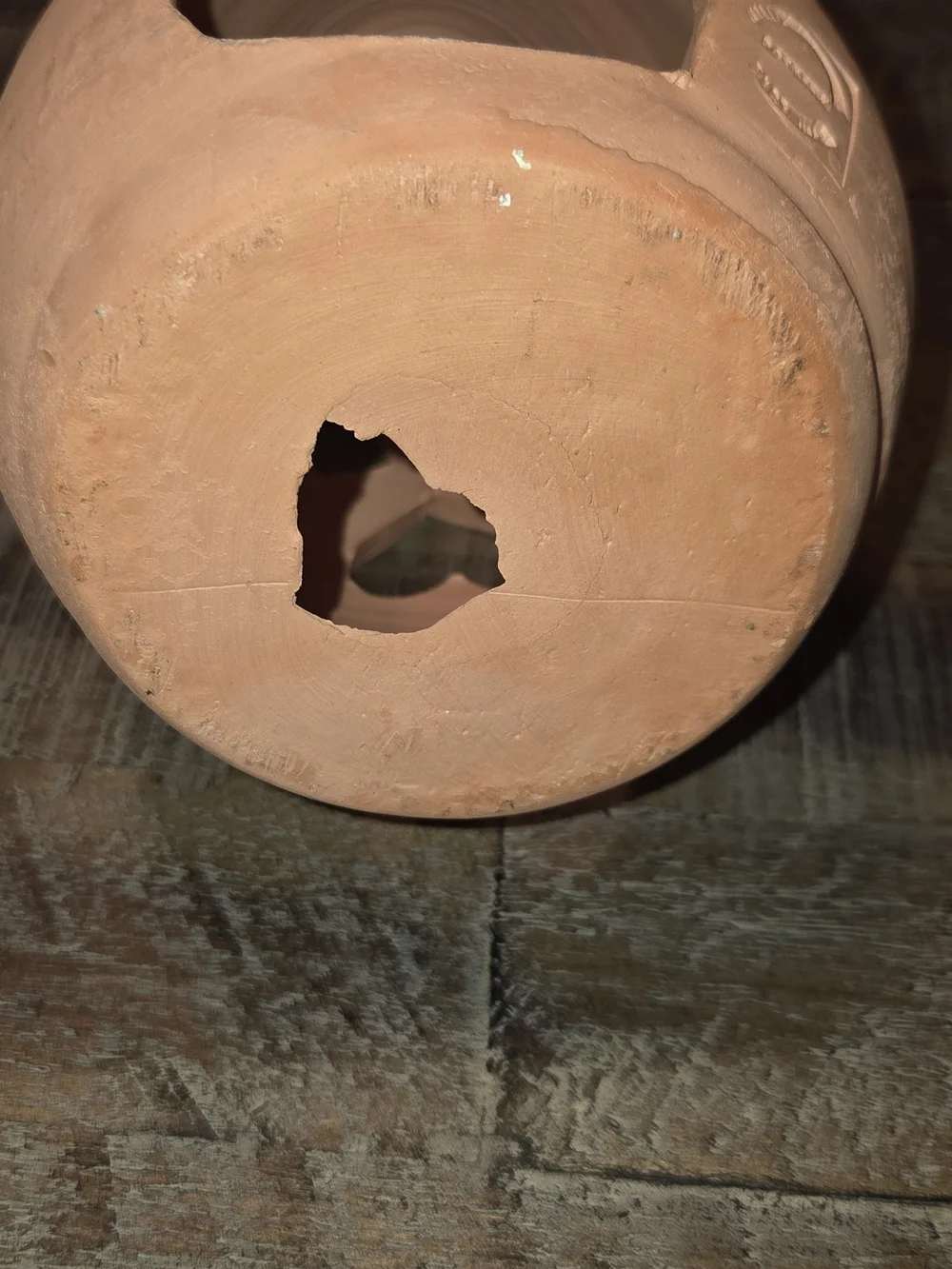 Handcrafted Terracotta Pumpkin Lantern - Orange
